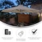 Flash Furniture Sedona 10FT Round Umbrella w/32 Solar LED Lights, Built in Cross Base, Easy Lift/Tilt Function, Tan GM-WL-UU012-TAN-GG - alternate 6